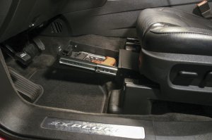 Ford Explorer Underseat Drawer - Front - Tuffy Products - Standard Key - Black - `11-`24 Ford Explorer Underseat Drawer - Front - Tuffy Products - Standard Key - Black - `11-`24